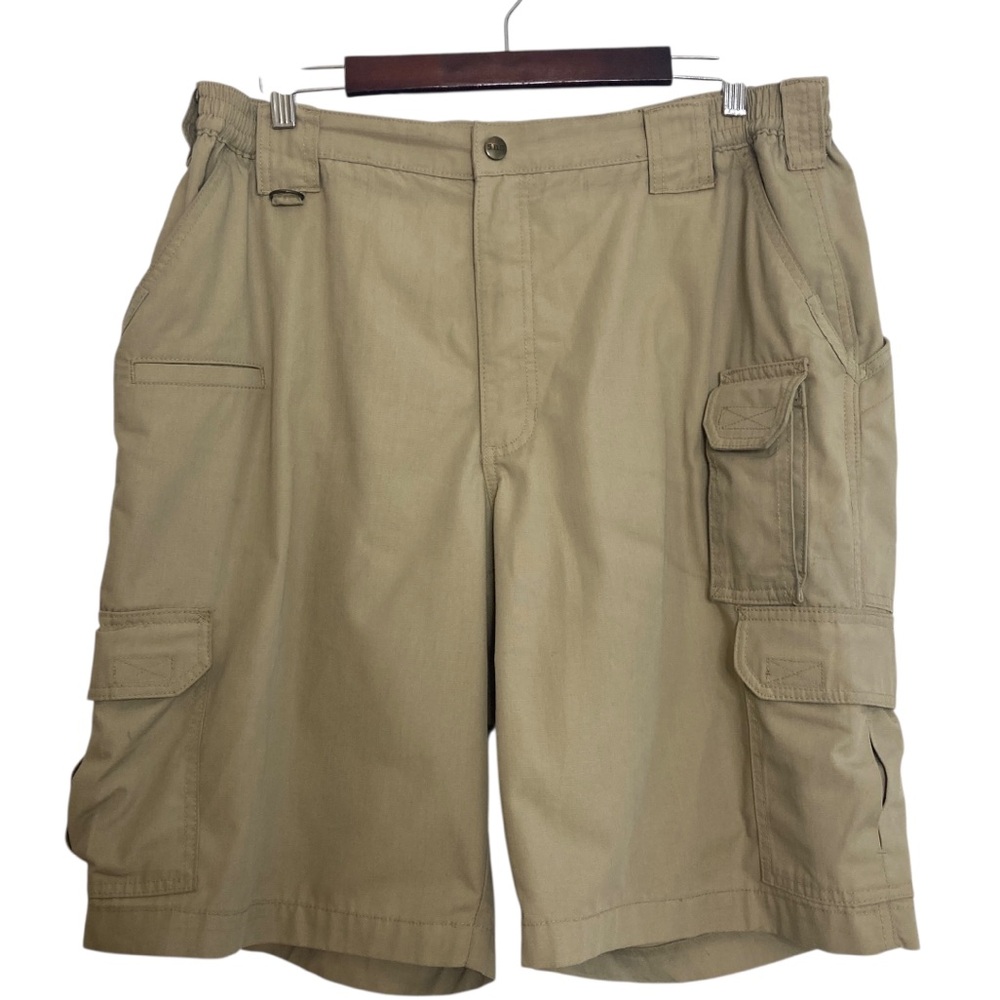5.11 Tactical Shorts Mens 38 x 10 Beige Taclite Pro Ripstop Cargo Workwear